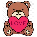 Heart Bear Love Valentine Icon