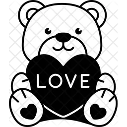 Heart Bear  Icon