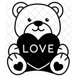 Heart Bear  Icon
