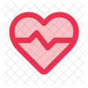 Heart Beat Heart Rate Love Icon