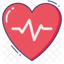 Heart Beat Health Checking Icon