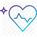 Heart Beat Cardiogram Heart Icon