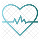 Heart Beat Heart Rate Cardiology Icon