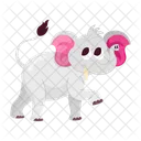 Elephant Stickers Elephant Cartoon Funny Elephant Icon