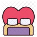 Heart Bed  Icon