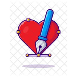 Heart Bezier  Icon