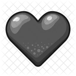 Heart black  Icon