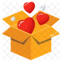 Heart Box Love Icon