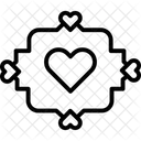 Heart Bubble Heart Sign  Icon
