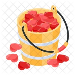 Heart Bucket  Icon