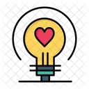 Heart Bulb  Icon