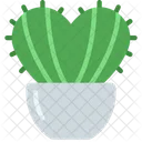 Heart Cactus Plant Icon