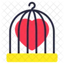 Heart Cage Affection Love Icon