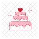 Heart cake  Icon