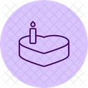 Heart Cake Icon