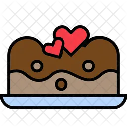 Heart cake  Icon