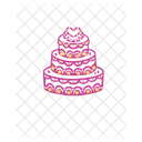 Heart Cake Wedding Cake Valentine Cake Icon