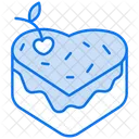 Heart Cake Cake Dessert Icon