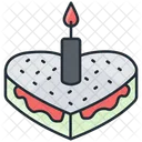 Heart cake  Icon