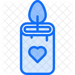 Heart Candle  Icon