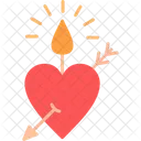 Heart Candle Heart Candle Icon