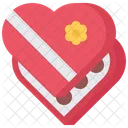 Heart Candy Box Heart Chocolates Box Chocolates Icon