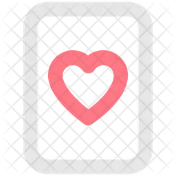 Heart Card  Icon