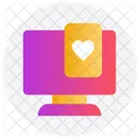 Gambling Heart Card Game Icon