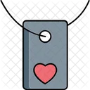 Heart Card Locket Icon