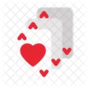 Heart Cards Clovers Poker Cars Icon