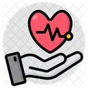 Heart Care Heart Protection Healthcare Icon