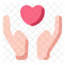 Hand Love Heart Icon
