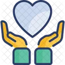 Care Hands Heart Icon