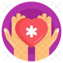Healthcare Heart Care Heart Protection Icon