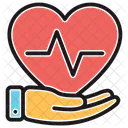 Heart Care Heart Care Hand Heart Caring Icon