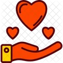 Heart Care Heart Hands Icon
