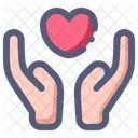 Hand Love Heart Icon