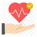 Heart Care Heart Protection Healthcare Icon