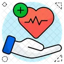 Heart Care Heart Protection Healthcare Icon