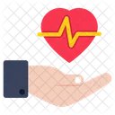 Heart Care Heart Protection Healthcare Icon