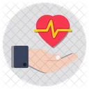 Heart Care Heart Protection Healthcare Icon