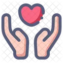 Hand Love Heart Icon