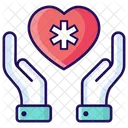 Heart Care Heart Protection Healthcare Icon