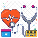 Cardio Checkup Heart Checkup Health Checkup Icon