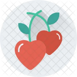 Heart Cherry  Icon
