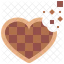 Graphic Heart Chocolate Icon
