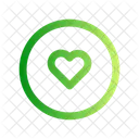 Heart Circle Circle Medical Icon