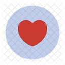 Heart circle  Icône