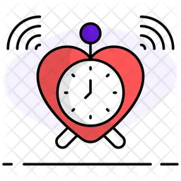 Heart clock  Icon