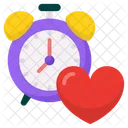 Heart Clock  Icon